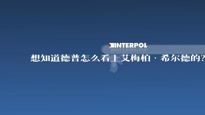 想知道德普怎么看上艾梅柏·希尔德的？