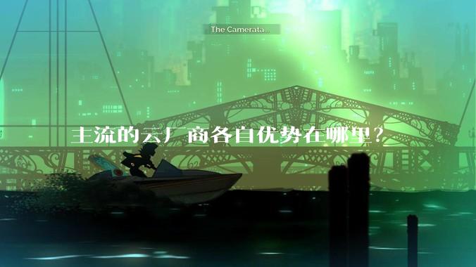 主流的云厂商各自优势在哪里？