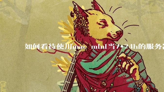 如何看待使用mac mini当7*24h的服务器？