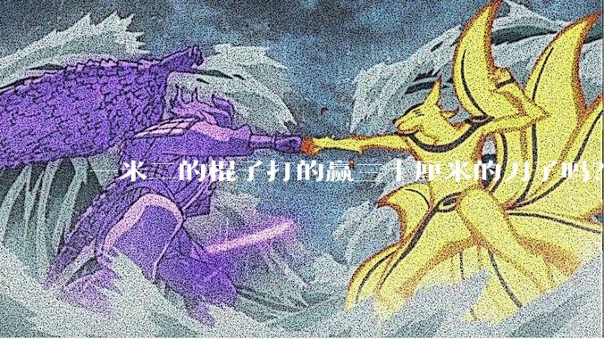 一米二的棍子打的赢三十厘米的刀子吗？